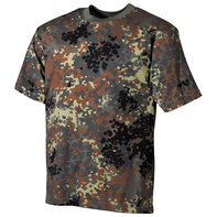 FEDERAL ARMED FORCES T-shirt, half-poor, flecktarn, 160 g...