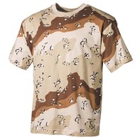 US T-Shirt, halbarm, 6 Farben desert, 160g/m²