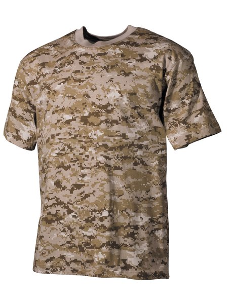 Los EE.UU. la camiseta, medio pobre, digital - desert, 170 gr / m ² -