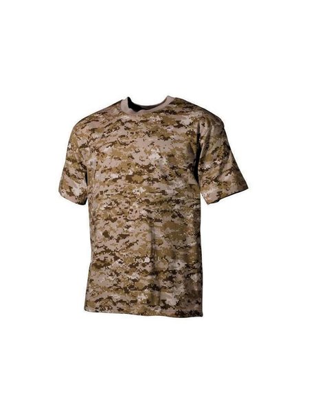 US T-Shirt, halbarm, digital - desert, 170g/m² -