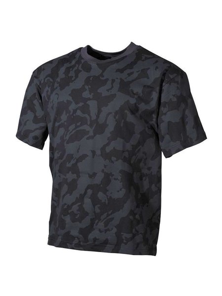 The US T-shirt, half-poor, night - camo, 170 g / m ²