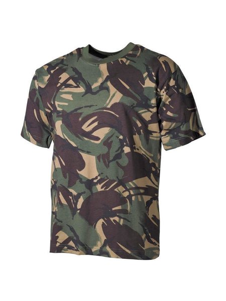 De VS, T-shirt, camouflage de helft arme DPM, 170 g / m 2