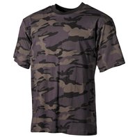 US T-Shirt, halbarm, combat - camo, 170g/m²