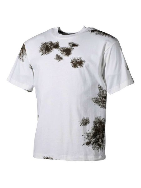 Yhdysvaltain t-paita, huono puoli, sotajoukkoja talven naamiointi, 170 g / m 2