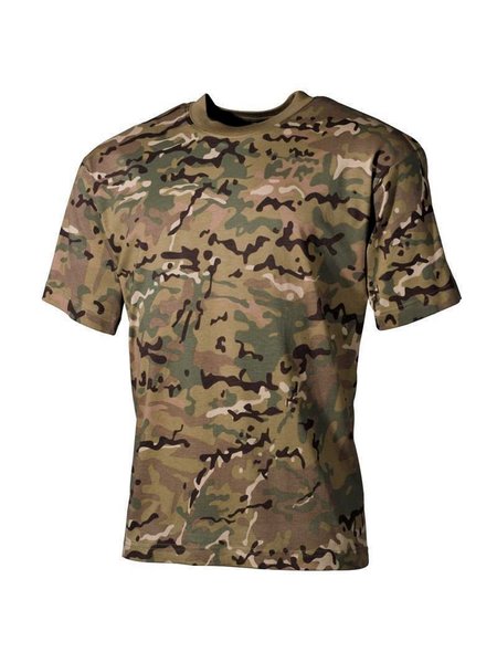 US T-Shirt, halbarm, operation - camo, 170g/m²