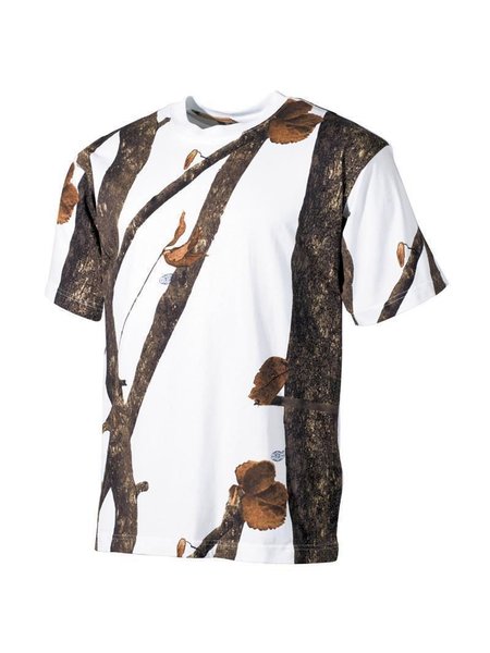 The US T-shirt, hunter - snow, half-poor, 170 g / m ²