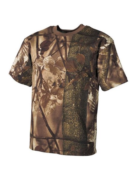 US T-Shirt, hunter - braun, halbarm, 170g/m²