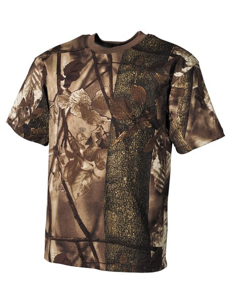 Yhdysvaltain t-paita, hunter - brown, huono puoli, 170 g / m 2