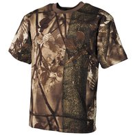 Os EUA a t-shirt, hunter - marrón, médio pobre, 170 gr / m ²