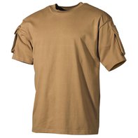 The US T-shirt, half-poor, coyote, with sleeve pockets