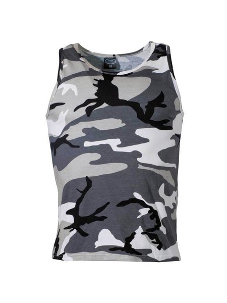 The US Camouflaging tank top, urbane, 160 g/m ²
