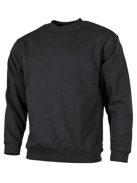 Sweatshirt, PC le 340 grammes / m ², Noir
