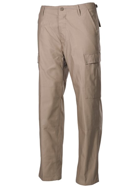 The US fight trousers BDU, khaki, with double knees, bottoms