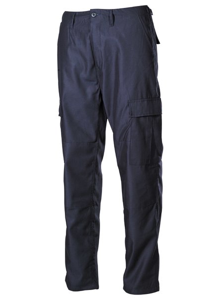 The US fight trousers BDU, blue, with double knees, bottoms