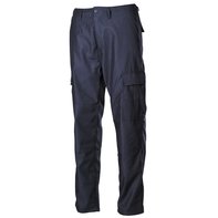 The US fight trousers BDU, blue, with double knees, bottoms